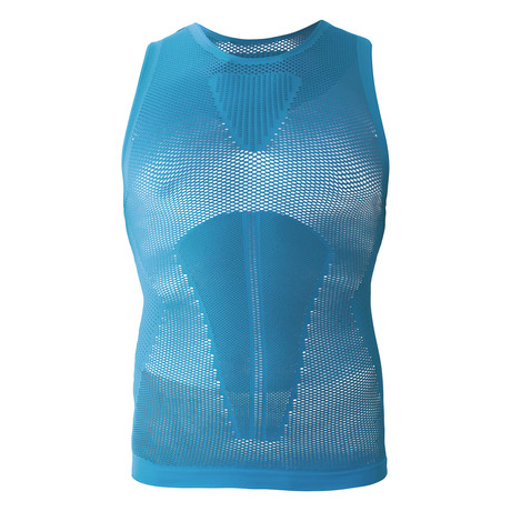 Iron-Ic // 4.0 Extralight Sleeveless Shirt // Turquoise (S/M)