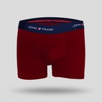 Solid Boxer // Red + Black + Gray // Set of 3 (M)