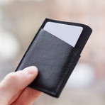 FOLD // Travel + Foldable Wallet (Black)
