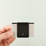 HAK 360 // Reversible Wallet (Black + Light Gray)