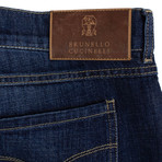 Brunello Cucinelli // Faded Denim Jeans // Indigo Blue (45)