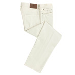Brunello Cucinelli // Five Pocket Denim Jeans // Off-White (45)