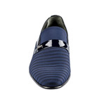 Gorman Contrast Loafers // Navy Blue (Euro: 44)