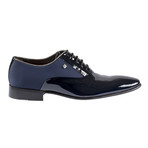 Jiro Contrast Dress Shoes // Navy Blue (Euro: 37)