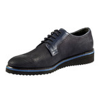 Otharon Leather Modern Dress Shoes // Navy Blue (Euro: 38)