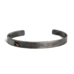 Solid + X Silver Bracelet (5–6 cm // 2–2.3 in)