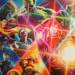 Infinity War // Cast Signed Poster // Custom Frame