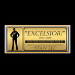 Stan Lee Memorial // Stan Lee Signed Poster // Custom Frame