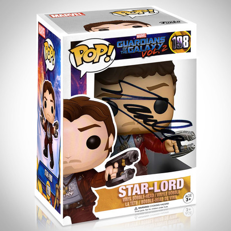 Star-Lord Guardians Of The Galaxy // Stan Lee Signed // Funko Pop