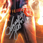 Captain Marvel // Brie Larson + Samuel L. Jackson Signed Photo // Custom Frame