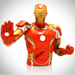 Iron Man // Stan Lee Signed // Bust Bank Limited Edition Statue
