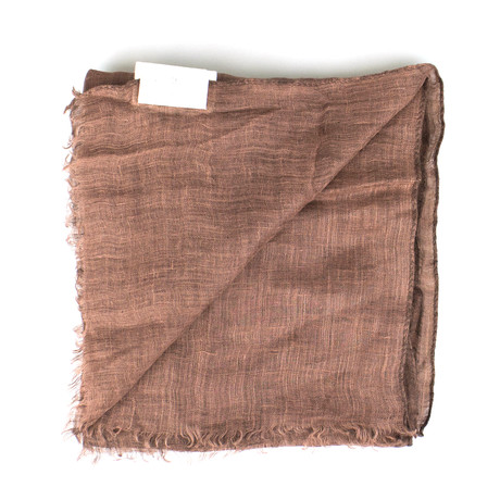 Brunello Cucinelli // Women's Linen Scarf Wrap // Brown (Brown)