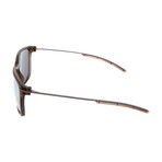 Unisex P8637 Sunglasses // Transparent Brown