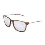 Unisex P8637 Sunglasses // Transparent Brown