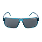Men's P8634 Sunglasses // Transparent Blue 