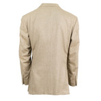 D'Avenza // Cashmere-Silk 3 Roll 2 Button Sport Coat // Brown (US: 50R)