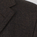 D'Avenza // Wool 3 Roll 2 Button Sport Coat Blazer // Brown (US: 50R)