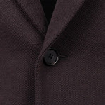 Cotton 2 Button Sport Coat // Purple (US: 46R)