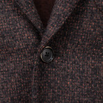 Tweed Wool 2 Button Sport Coat // Purple (US: 50R)