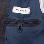 Plaid Wool Blend 2 Button Sport Coat // Purple (US: 50R)