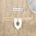 Cotton + Linen Blend 3 Button Sport Coat // Beige (US: 48R)
