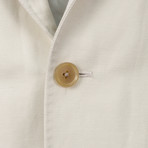 Caruso // Cotton Blend 2 Button Sport Coat // Beige (US: 48R)