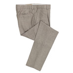 Brunello Cucinelli // Plaid Wool Dress Pants // Brown (44)