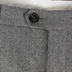 Plaid Wool Dress Pants // Black + White (54)
