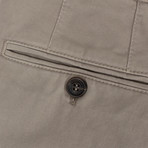 Brunello Cucinelli // Cotton Blend Pleated Dress Pants // Tan (44)
