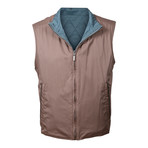 Quilted Vest // Teal (XS)