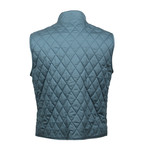 Quilted Vest // Teal (M)