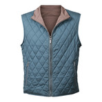 Quilted Vest // Teal (2XL)