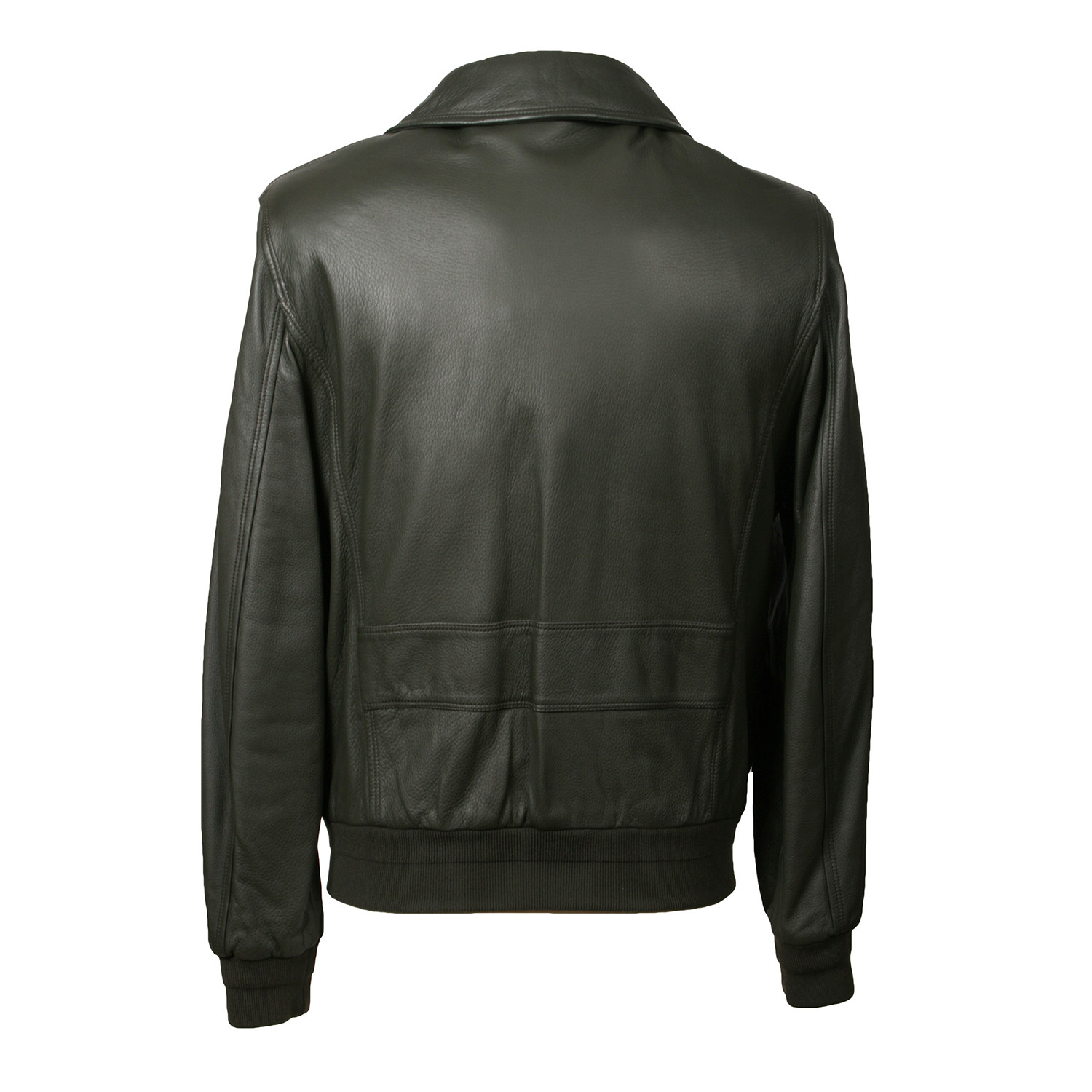 Leather Biker Jacket // Olive (XS) - Brioni - Touch of Modern
