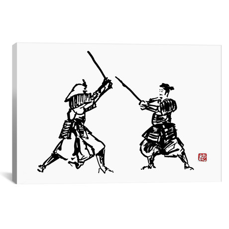 The Honor Of The Samurai I (26"W x 18"H x 0.75"D)