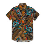 Serpents Woven Shirt // Multi (2XL)