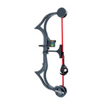AccuBow // Archery Training Device + Phone Mount (Black + Red)