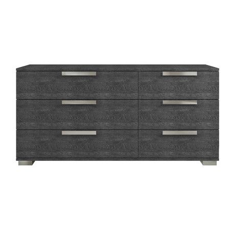 Hampton Birch Lacquer Dresser // Gray