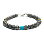 Metal Bracelet // Turquoise