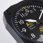 6" 30th Anniversary Altimeter Instrument Style Clock