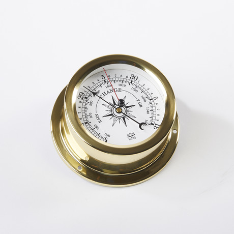 Euro Brass Marine Aneroid Barometer