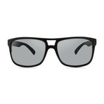 Holsby Modified Square Sunglasses // Black Woodgrain + Graphite