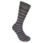 Medway Thin Stripe Socks // Set of 3 (L)