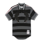 Striped Panther Polo // Black (S)