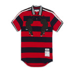 Striped Panther Polo // Red (M)