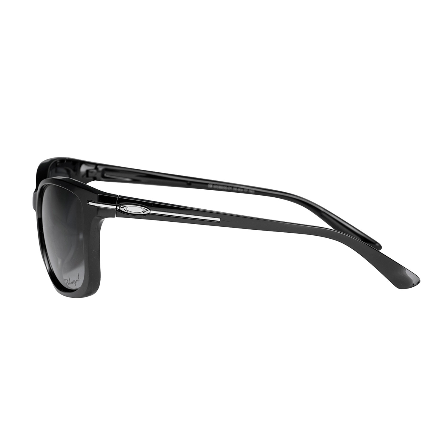 Men's Drop In Polarized Sunglasses // Gray Gradient + Black - Oakley ...
