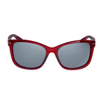 Women's Drop In Sunglasses // Raspberry Rose + Gray
