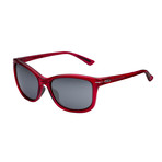 Women's Drop In Sunglasses // Raspberry Rose + Gray