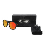 Men's Latch Sunglasses // Matte Black + Ruby