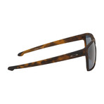 Men's Silver XL Sunglasses // Matte Brown + Tortoise Gray