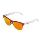 Men's Frogskins Light Grips Sunglasses // Translucent Red + Ruby